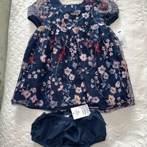 Pippa & Julie Navy Floral Kids Matching Set